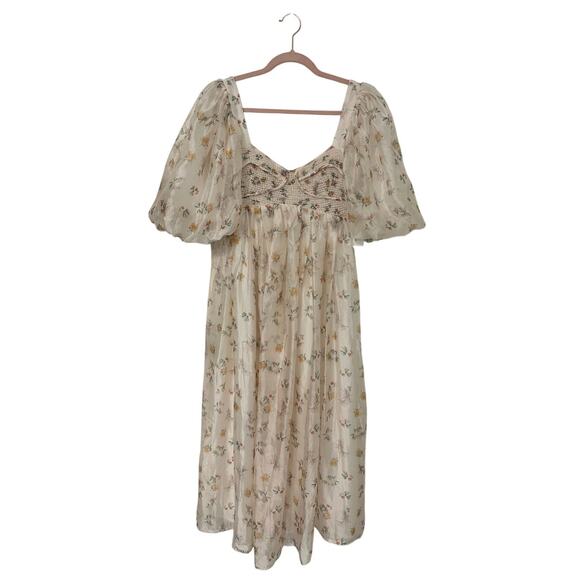 worth collective Dresses & Skirts - Worth Collective Harlow Maxi Dress Yellow Floral - NWT